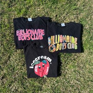 Billionaire boys club/ice cream t-shirt bundle